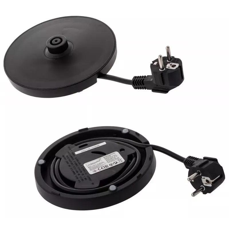 Maestro MR-061 bollitore elettrico, in vetro, 2200 W, nero