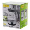 Maestro MR-061 bollitore elettrico, in vetro, 2200 W, nero