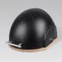Portapane Maestro MR-1678G-Nero – contenitore ovale per pane, plastica con coperchio in bambù, 350×200×250 mm