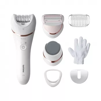 Philips Serie 8000 epilatore Serie 8000 BRE730/10 epilatore umido e asciutto