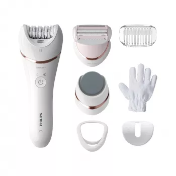 Philips Serie 8000 epilatore Serie 8000 BRE730/10 epilatore umido e asciutto