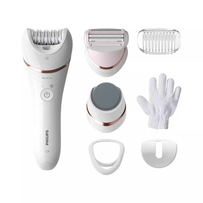 Philips Serie 8000 epilatore Serie 8000 BRE730/10 epilatore umido e asciutto