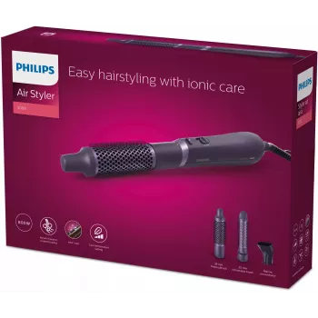 Set per styling capelli Philips serie 3000 BHA305/00 — 800 W, 3 livelli di calore, 3 accessori, viola