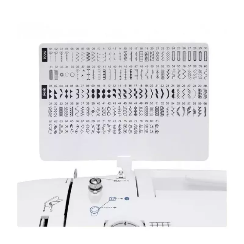 Macchina da cucire SINGER 7640 – modello domestico elettrico, bianco, diversi programmi di punti