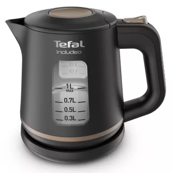 Bollitore Tefal Includeo KI5338 1 L 2400 W nero