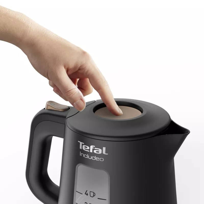 Bollitore Tefal Includeo KI5338 1 L 2400 W nero