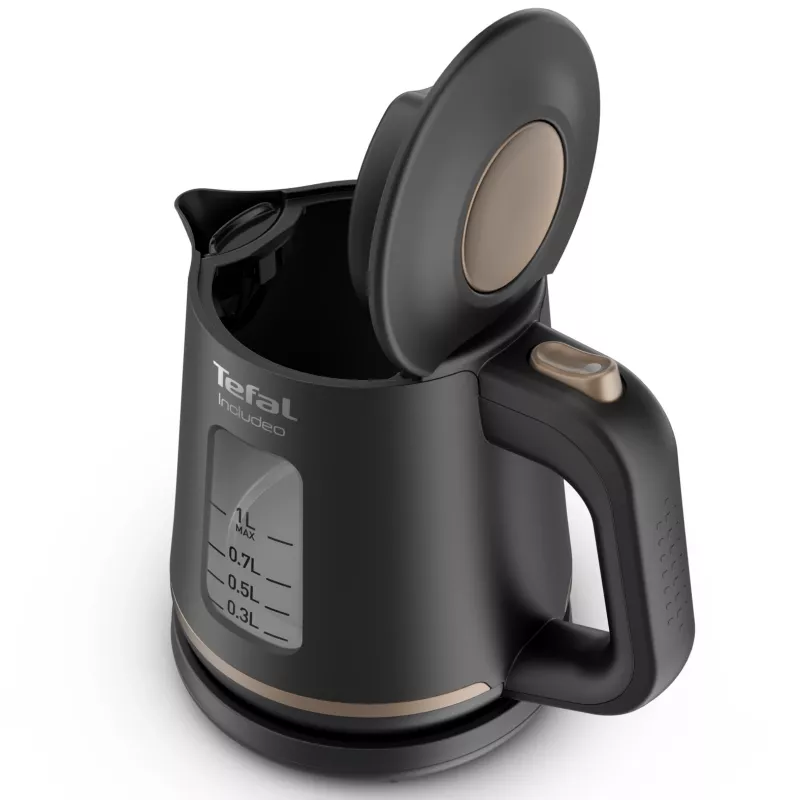 Bollitore Tefal Includeo KI5338 1 L 2400 W nero