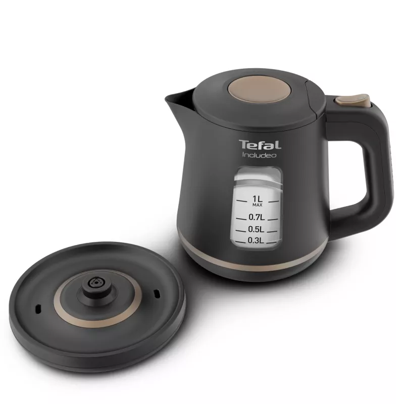 Bollitore Tefal Includeo KI5338 1 L 2400 W nero