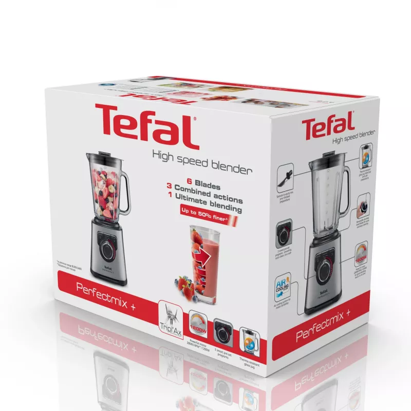 Frullatore da tavolo Tefal BL811D 1,5 L 1200 W grigio