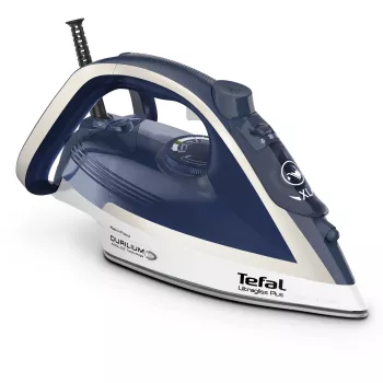 Ferro da stiro a vapore Tefal Ultimate Pure FV6812 2800 W blu, argento