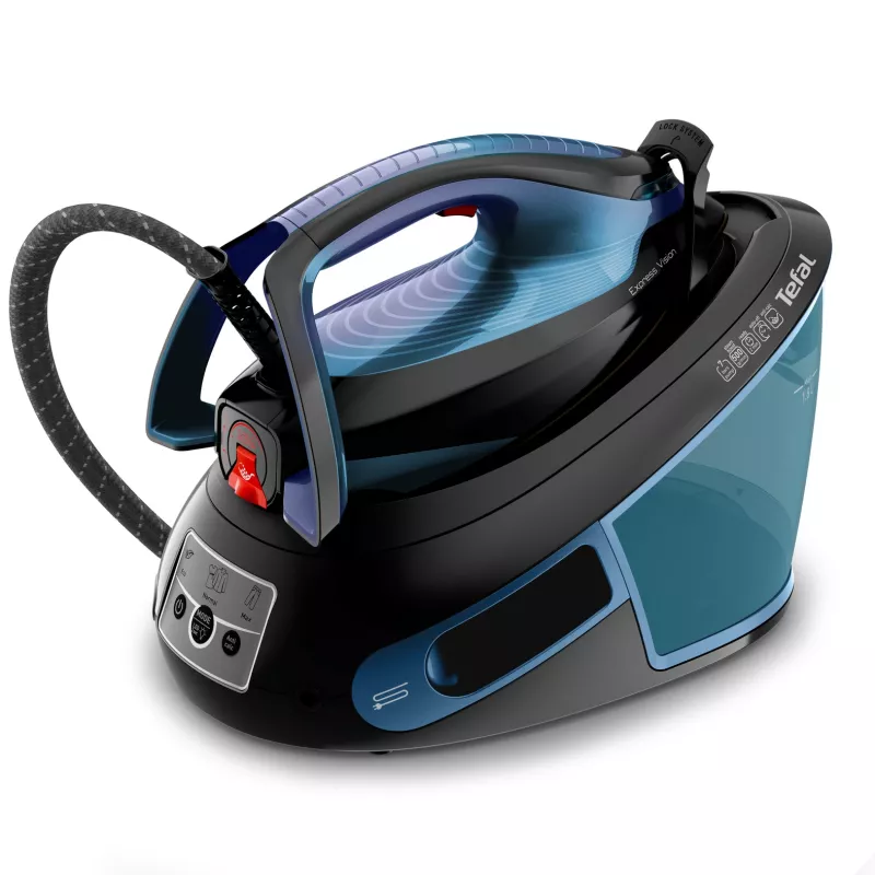 Tefal Express Vision SV8151 2800 W 1,8 l suola Durilium AirGlide Autoclean blu, nero