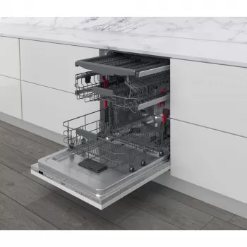 Whirlpool WI 7020 PF Lavastoviglie completamente incassata 14 coperti Argento