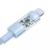 Cavo USB Baseus Gem P10373003311-01 — 2 m, 2,4 A, Lightning a USB-A, rivestimento in nylon, blu