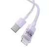 Cavo di ricarica USB Baseus Gem P10373003511-01 — 2 m, 2,4 A, USB-A a Lightning, viola