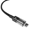 Cavo di ricarica USB Baseus Gem P10373003111-00, 1 m, 2,4 A, rivestimento in nylon, Lightning, USB-A, Nero