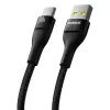Cavo USB-A a USB-C Baseus Flash 2 1m 100W nero, USB PD, 480 Mbit/s, nylon