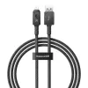Cavo USB-A a Lightning Baseus P10355802111-00 — 1 m, 5V/2.4A, USB PD, fibra aramidica, nero