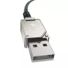 Cavo USB-A a Lightning Baseus 1 m 5 V 2,4 A bianco, USB PD, 480 Mbit/s