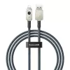 Cavo USB-A a Lightning Baseus 1 m 5 V 2,4 A bianco, USB PD, 480 Mbit/s