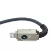 Cavo USB-A a Lightning Baseus 1 m 5 V 2,4 A bianco, USB PD, 480 Mbit/s