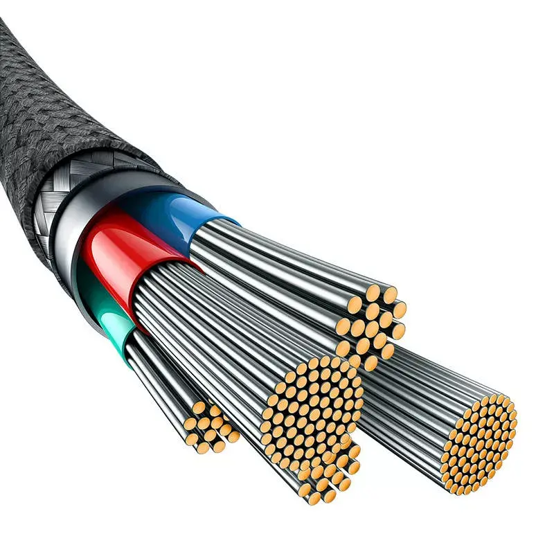 Cavo USB-C a Lightning Baseus Unbreakable 1m 20W – fibra aramidica, 480 Mbit/s, nero