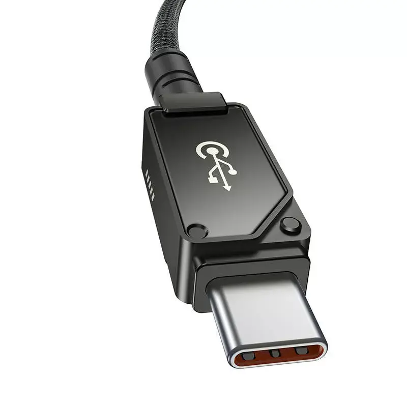 Cavo USB-C a Lightning Baseus Unbreakable 1m 20W – fibra aramidica, 480 Mbit/s, nero