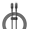 Cavo USB-C a Lightning Baseus Unbreakable 1m 20W – fibra aramidica, 480 Mbit/s, nero