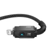 Cavo USB-C a Lightning Baseus Unbreakable 1m 20W – fibra aramidica, 480 Mbit/s, nero