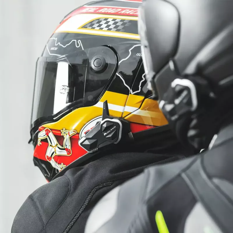 Midland R1 MESH TWIN interfono per moto, confezione doppia (2 pz)