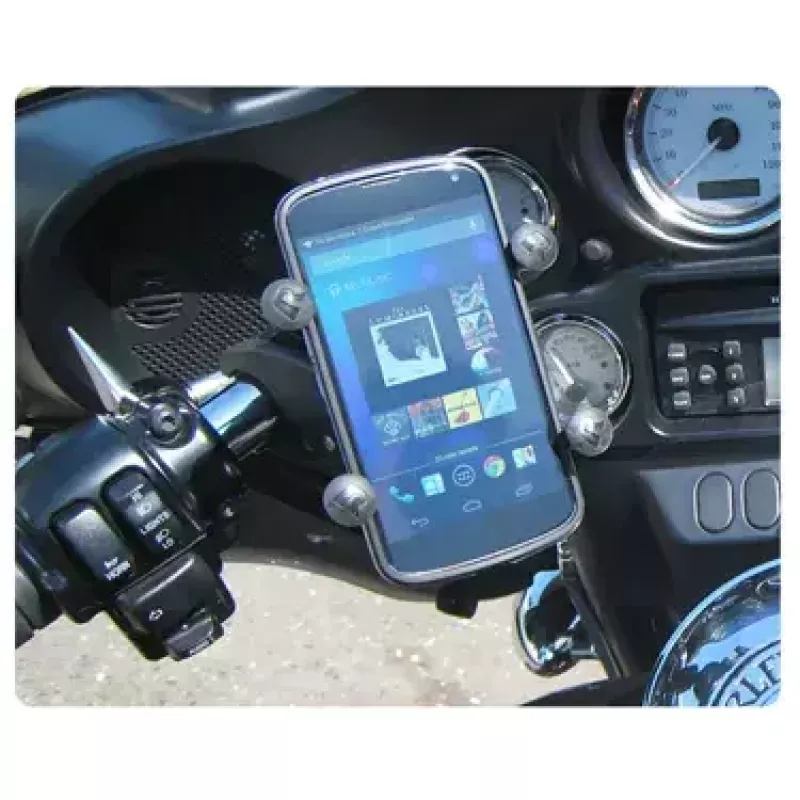 Supporto per telefono RAM Mounts X-Grip con base Low Profile Tough-Claw