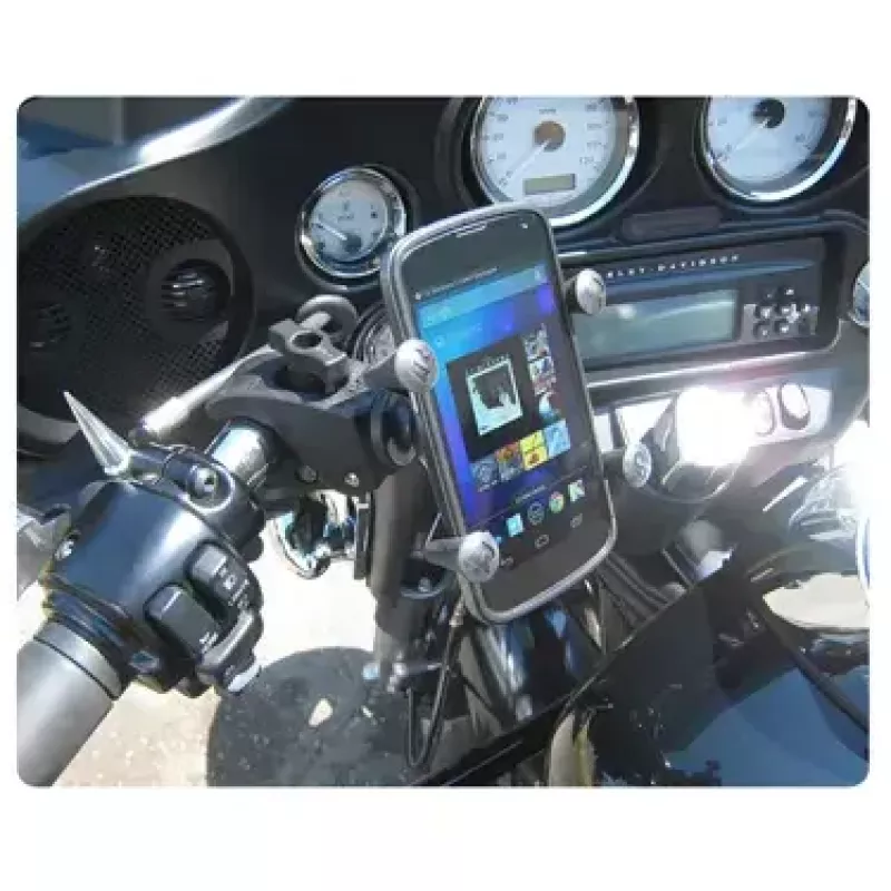 Supporto per telefono RAM Mounts X-Grip con base Low Profile Tough-Claw