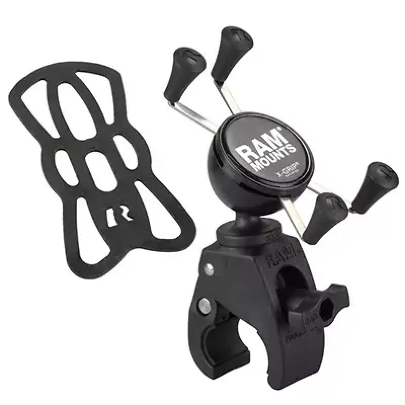 Supporto per telefono RAM Mounts X-Grip con base Low Profile Tough-Claw