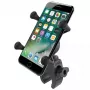 Supporto per telefono RAM Mounts X-Grip con base Low Profile Tough-Claw