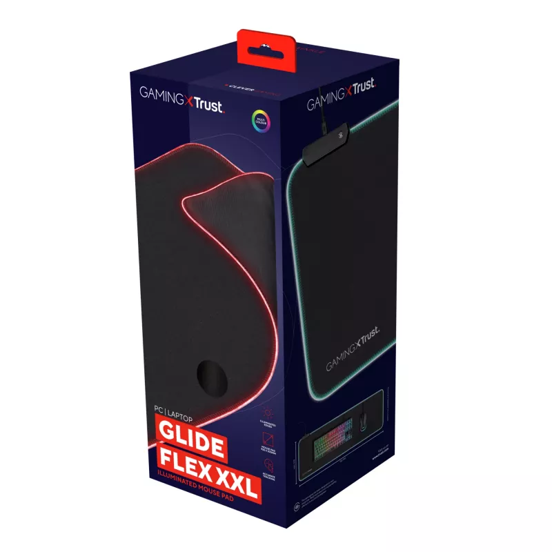 Tappetino gaming Trust GXT 764 Glide-Flex XXL nero