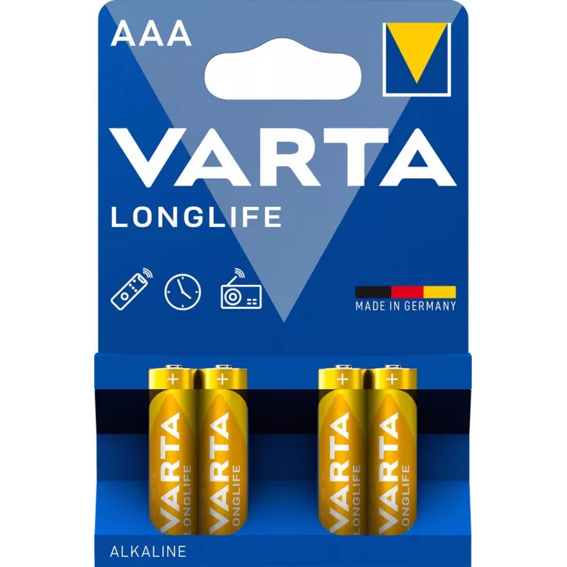 Batteria VARTA Longlife Micro AAA LR03 1x4