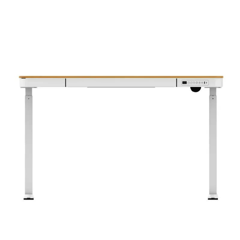 Scrivania Tuckano regolabile elettricamente in altezza ET119W-C bianco/rovere