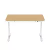 Scrivania Tuckano regolabile elettricamente in altezza ET119W-C bianco/rovere