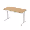 Scrivania Tuckano regolabile elettricamente in altezza ET119W-C bianco/rovere