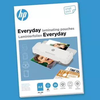 Pellicole per plastificazione HP 9153 trasparenti A4, termiche, 25 pezzi, spessore max. 80 µm