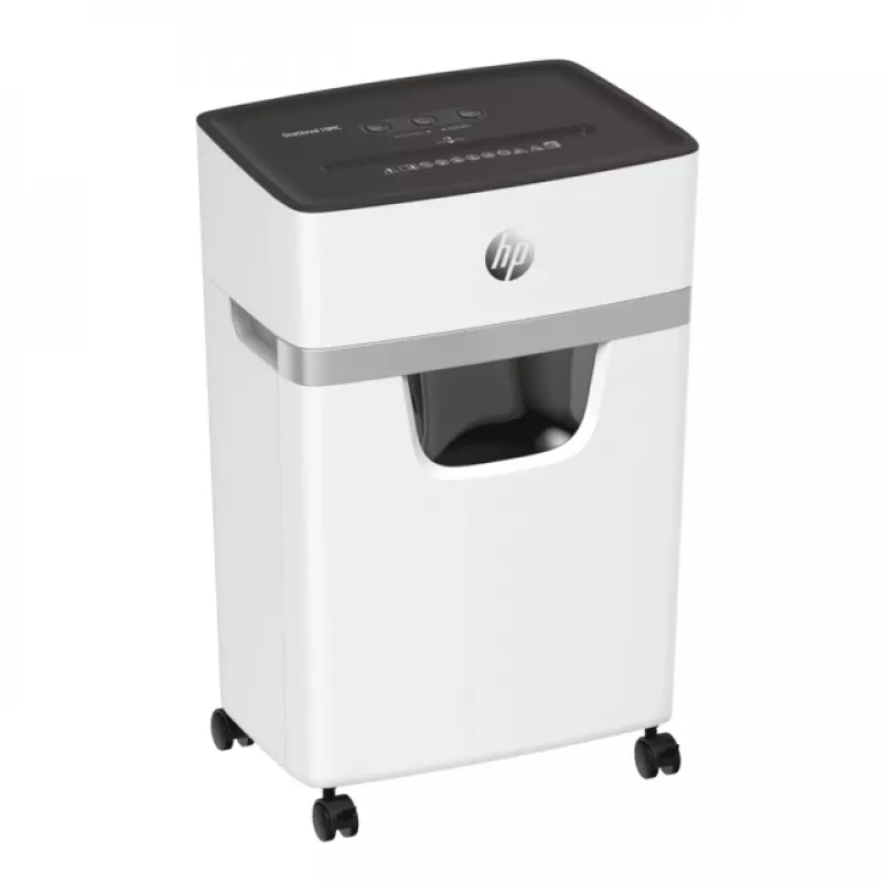 Distruggidocumenti HP OneShred 10MC taglio micro 65 dB 22 cm bianco