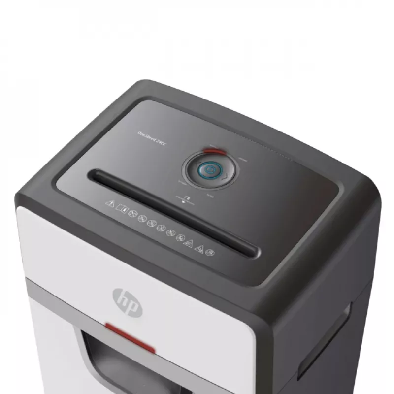 Distruggidocumenti HP OneShred 24CC taglio a particelle 65 dB 22 cm bianco, nero