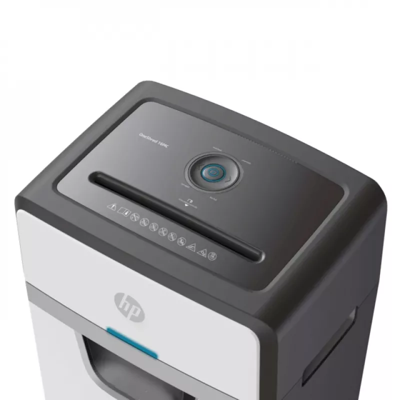 Distruggidocumenti HP 2808 taglio micro 65 dB 22 cm bianco, nero