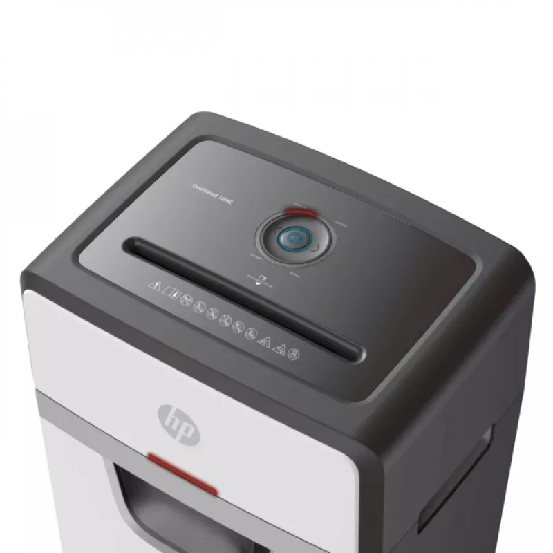 Distruggidocumenti HP 2808 taglio micro 65 dB 22 cm bianco, nero