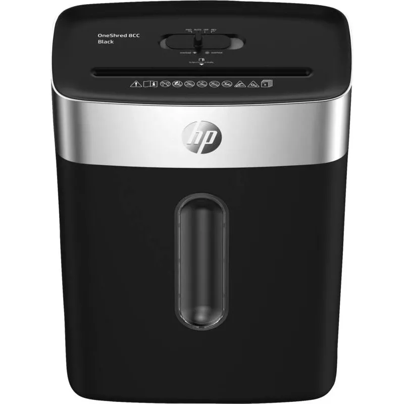 Distruggidocumenti HP OneShred 8CC taglio a particelle 68 dB 22 cm nero