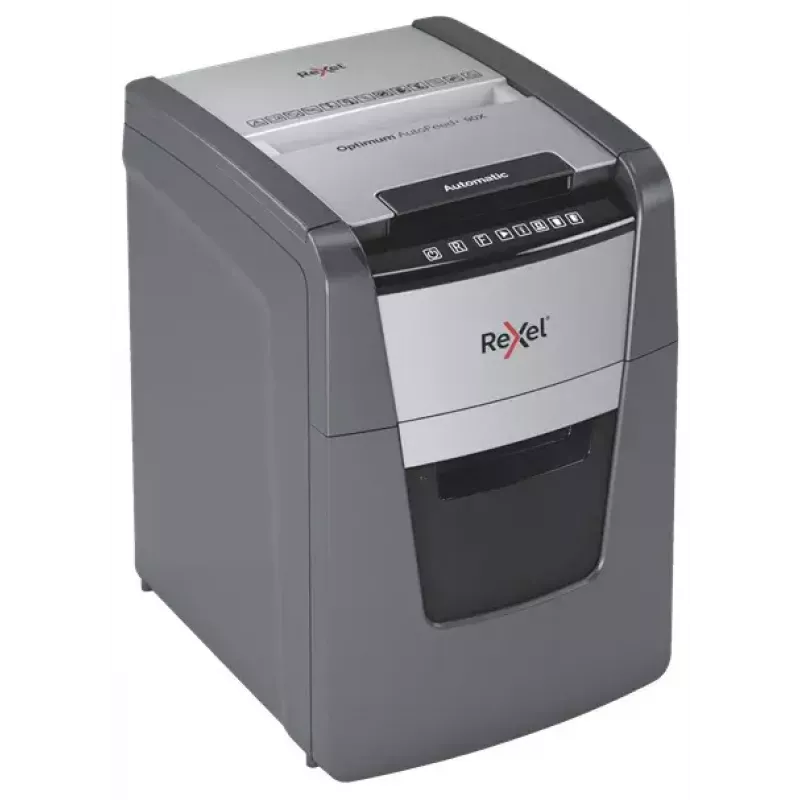 Distruggidocumenti Rexel AutoFeed+ 90X taglio incrociato 55 dB nero, grigio