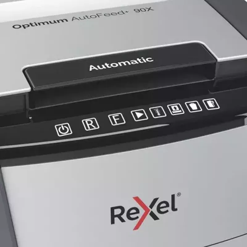 Distruggidocumenti Rexel AutoFeed+ 90X taglio incrociato 55 dB nero, grigio