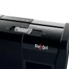 Distruggidocumenti REXEL Secure S5 — taglio a strisce, capacità 5 fogli, taglio 6 mm, contenitore 10 L, sicurezza P-2, nero