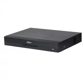 Dahua DVR XVR5104HS-4KL-I3 4 canali 3840×2160 1×HDMI 2×USB SATA fino a 16 TB nero