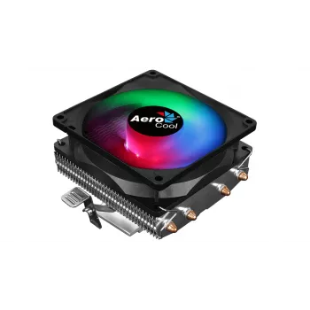 Dissipatore CPU AEROCOOL Air Frost 4 — 4 heatpipe, ventola 90 mm, TDP 125 W, alette in alluminio, nero