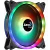 Ventola PC Aerocool DUO14 14 cm ARGB LED Dual Ring antivibrazione 6 pin nero